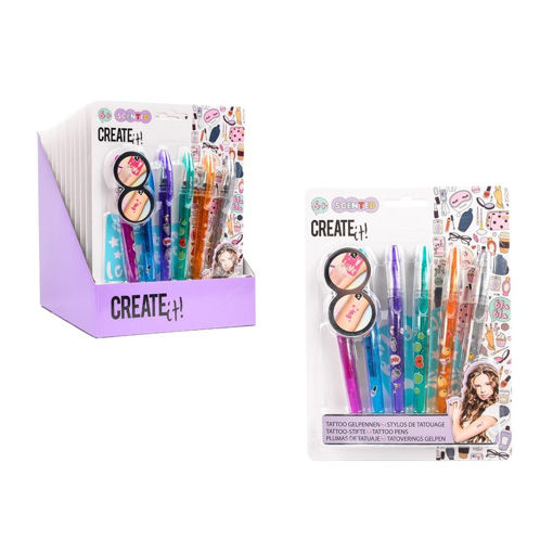 Picture of CREATE it! Tattoo Pens 6-Pack
